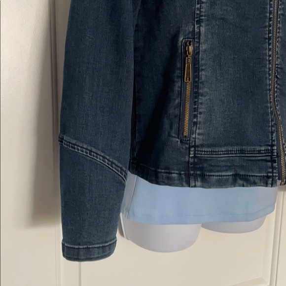 DRESS BARN DENIM JACKET, SMALL - Picture 3 of 9